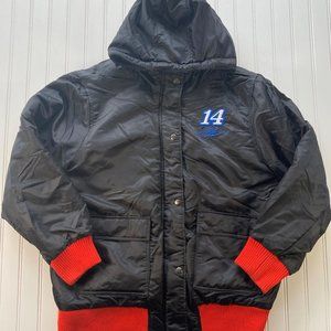 NASCAR Racing Tony Stewart 14 Mobil 1 Fleeced Lined Jacket Womens XL